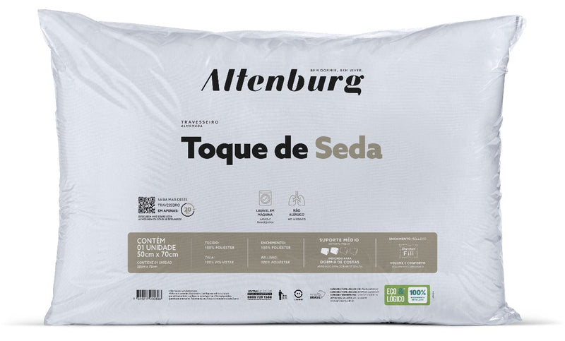 Travesseiro Toque de Seda 50cm x 70cm - Altenburg