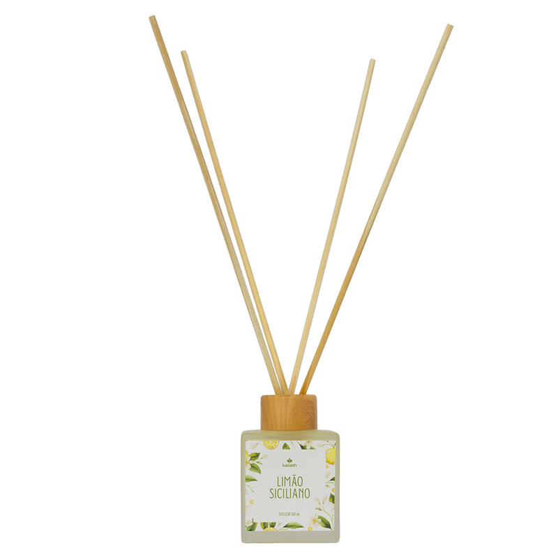 Difusor Para Ambientes 100ml Limão Siciliano - Kailash